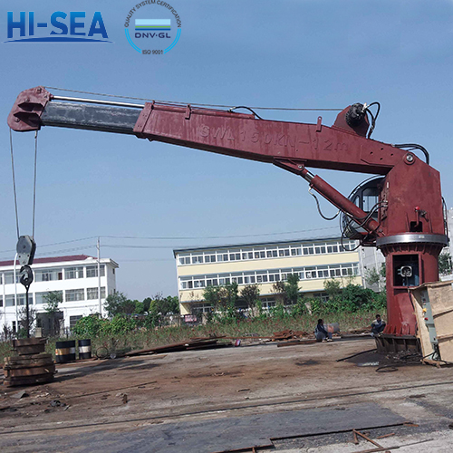 Marine Telescopic Boom Crane